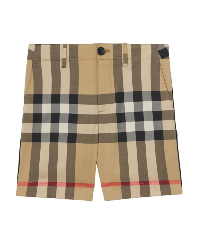 Boy's Royston Vintage Check Shorts, Size 3-1